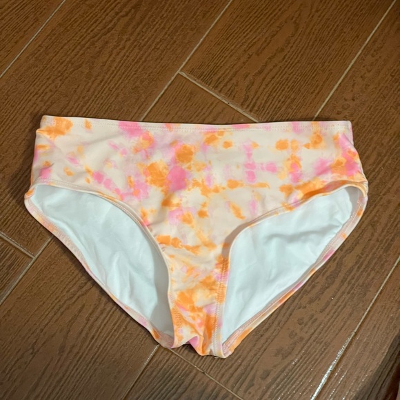 Youth Old Navy Girls bikini bottom pink Orange size XL spandex hipster elastic - Picture 4 of 7
